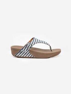 FITFLOP The Skinny Thong Wedge Sandals US 7 EU 38